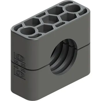 Držák trubky 42mm, polyamid 6, série A, velikost 5, DIN 3015 Parker RAN542X