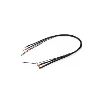 RC vybavení 2S nabíjecí kabel G4/G5 dlouh, 60cm, 4 mm 3pin EH (černý)
