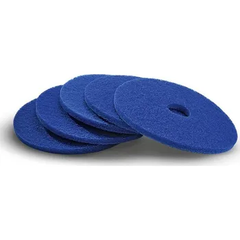 Příslušenství pro vysokotlaký čistič Pad pro podlahové mycí stroje Kärcher - 432mm, 5ks, měkký, modrý (6.369-471.0) pro BDS 43/150 C Classic, BDS 43/180 C Adv, BDS 43/Duo C Adv, BDS 43/180 C