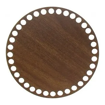 Dno na košík ořech kruh 15cm