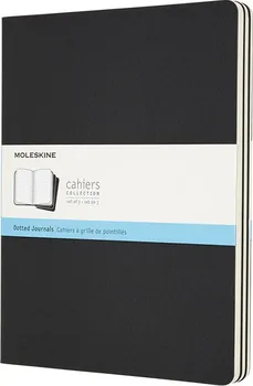 Sešit Moleskine Sešity tečkované XL 3 ks černé