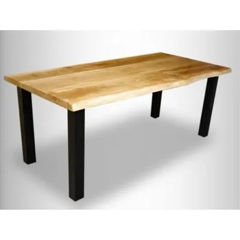 Jídelní stůl Industriální stůl Model C2 - tvarovaný okraj rozměry stolu 120x75x80cm