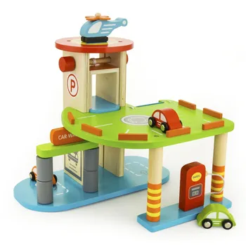 garáž VIGA Dřevěná garáž 39,5 x 27,5 x 25 cm