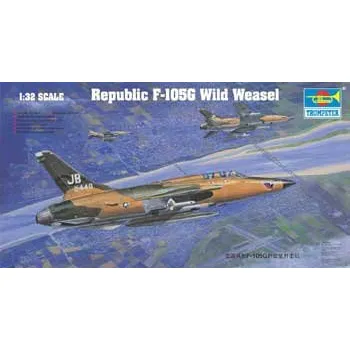 Plastikový model Trumpeter 1/32 F-105G Wild Weasel