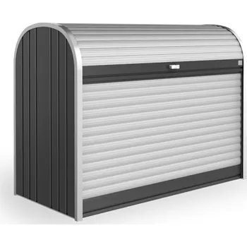 Zahradní úložný box Biohort Úložný box STOREMAX šedá - 163 x 78 x 120cm