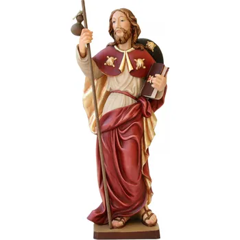 Vánoční dekorace Ornatis Svatý Jakub Provedení: Přírodní bez malování, Velikost stojících figur dospělých postav: 15 cm Dřevěná vyřezávaná socha Svatého Jakuba