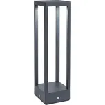 Redo 78 LED venkovní stojací lampa Tower 15W | 875lm | 3000K | IP54 + Sada inteligentní žárovky E14 s dálkovým ovladačem - RGB, WiZ