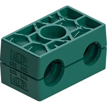 kabelová chránička Držák trubky dvojitý 12,7mm, polypropylen, série B, velikost 2, DIN 3015 Parker RBP212.7X