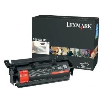 Počítačové příslušenství Lexmark T654X21E černý (black) originální toner
