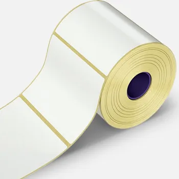 Speciální papír Samolepicí etikety 100x25 mm, 2000 ks, papírové pro TTR, role