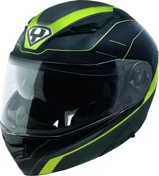 Helma na motorku YOHE 950-16 Black-Fluo Green