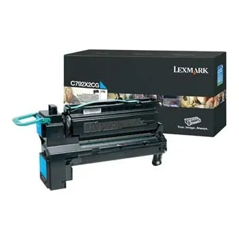 Lexmark C792X2CG azurový (cyan) originální toner