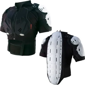 Motocyklový chránič hrudi a pátěře IXS HAMMER JACKET oblek, chránič páteře, těla bílý 2014 KL