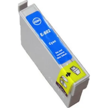 Epson T0802 azurová (cyan) kompatibilní cartridge
