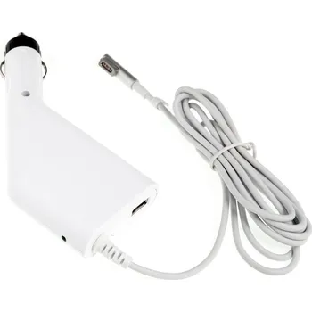 Nabíječka pro GPS Autonabíječka pro Apple MacBook Air s 2x USB porty - 45W MagSafe - bílá