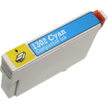Epson T1302 azurová (cyan) kompatibilní cartridge