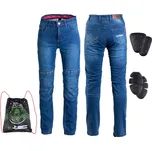 W-TEC Dámské motorkářské rifle GoralCE modrá - 3XL