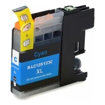 Brother LC-125XL/LC-127XL azurová (cyan) kompatibilní cartridge
