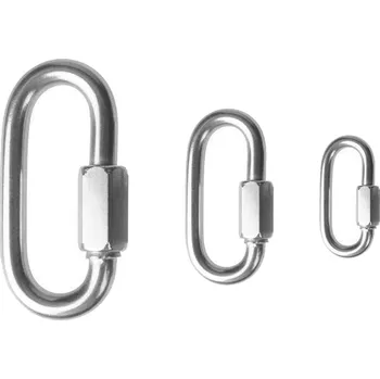 Tesařské kování Onpira Nerezová šroubovací karabina / řetězová spojka Rozměr: 29 mm