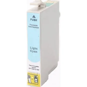 Epson T0805 světle azurová (light cyan) kompatibilní cartridge