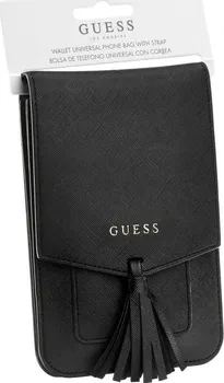 Pouzdro na mobilní telefon Guess 4G Wallet GUWBSSABK černé