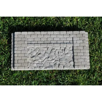 Modelová železnice Opěrná zeď nízká z betonu G - Modul 03 (Zahradní železnice)