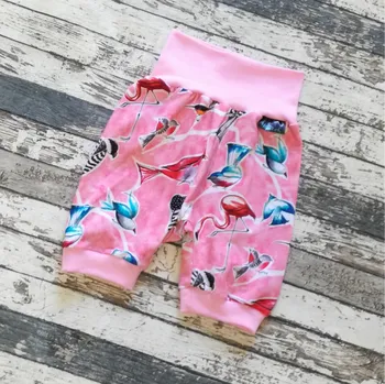 Dívčí kraťasy Yháček Kraťásky/tříčtvrťáky Yháček, Ptactvo na růžové Velikost: 104