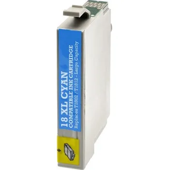 Epson T1812 XL azurová (cyan) kompatibilní cartridge
