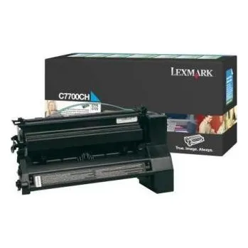 Lexmark C7700CH azurový (cyan) originální toner