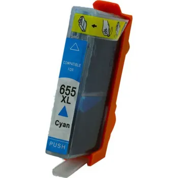 Kompatibilní cartridge s HP 655XL CZ110A azurová (cyan)