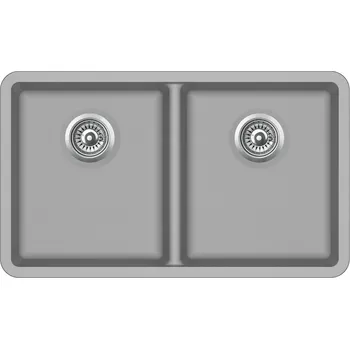 Kuchyňský dřez Aquastone DUO 90 U šedá