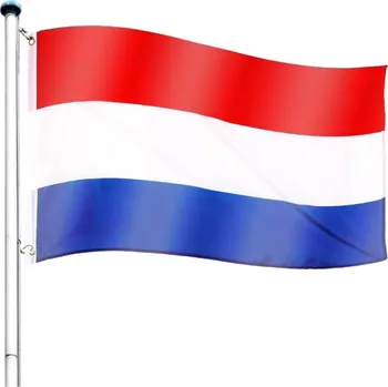 Zahradní dekorace Tuin Vlajkový stožár s vlajkou Nizozemska 6,50 m