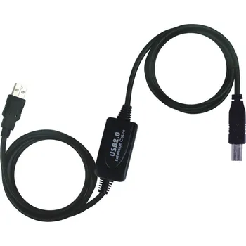 PremiumCord USB 2.0 10 m černý