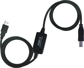 Datový kabel PremiumCord USB 2.0 10 m černý