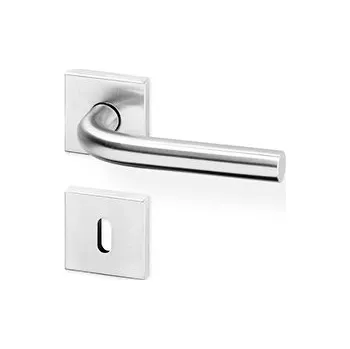 Dveřní kování AC-T Servis ACT dveřní kování LIDA R HR PullBloc black PK (nerez) Provedení: PZ (klika/klika, zámek FAB)