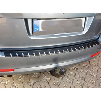 Tuning Kryt prahu pátých dveří Škoda Octavia II 2004-2008 Combi • nerez s karbonem • Alu-Frost