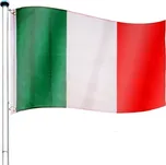 Tuin Vlajkový stožár s vlajkou Itálie…