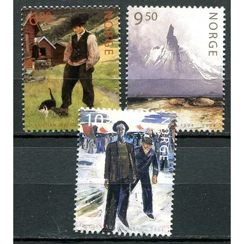 Poštovní známka (2004) MiNr. 1493 - 1495 ** - Norsko - obrazy