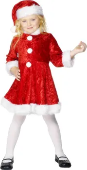 Karnevalový kostým Smiffys Dětský kostým Santa Girl