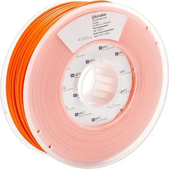 Struna k 3D tiskárně Ultimaker PLA 2,85 mm 750 g Orange