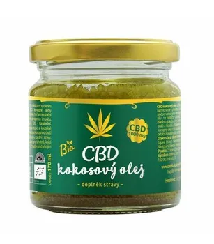 CBD Zelená Země CBD kokosový olej 1000 mg 170 ml