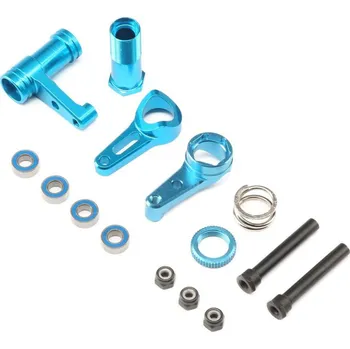 RC náhradní díl ECX Servo saver mechanika řízení hliník 4WD 1:10 