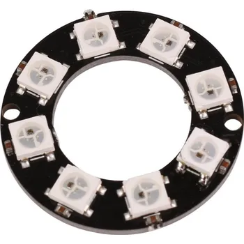 Vývojová deska RGB LED kruh 8 x NeoPixel WS2812B