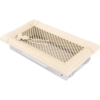 Krbová obestavba Amstal Retro krbová mřížka 10 x 20 cm slonová kost