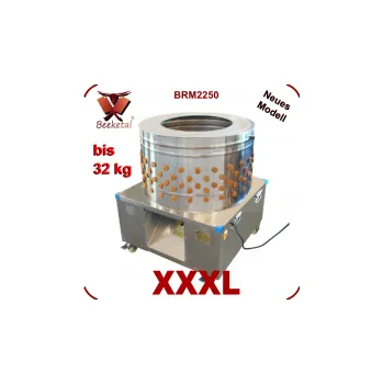 Elektrická bubnová škubačka na drůbež BEEKETAL BRM 2250 XXXL AKCE