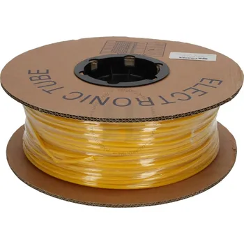 Popisovací PVC bužírka kruhová BA-20Z, 2 mm, 200 m, žlutá