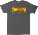 Thrasher  Flame Logo tmavě šedé L 