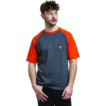 Pánské tričko Nugget Asset S19 C Heather Steel/Red Orange