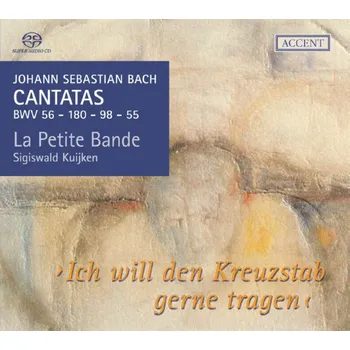 Zahraniční hudba Johann Sebastian Bach: Cantatas BWV 56, 180, 98, 55 Vol. 1 - La Petite Bande [SACD]