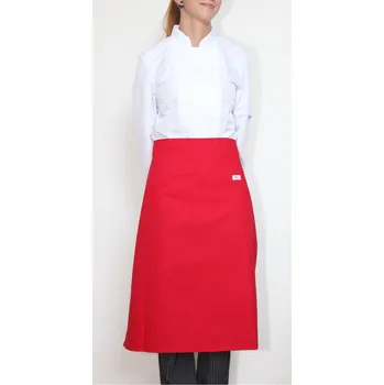 Gastro oděv Profikuchar.cz Kuchařská zástěra nízká Profikuchař 100% bavlna - červená PRO-201004